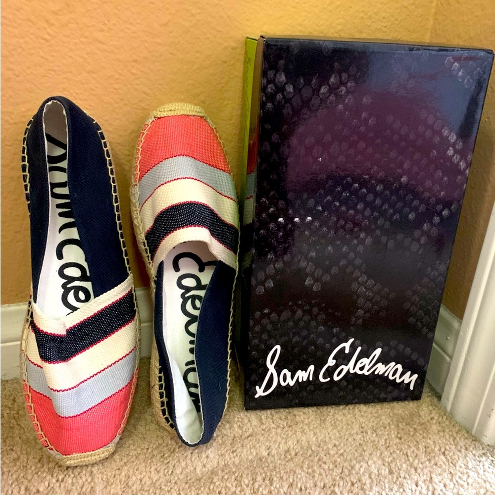 SAM EDELMAN VERONA STRIPED ESPADRILLES!!